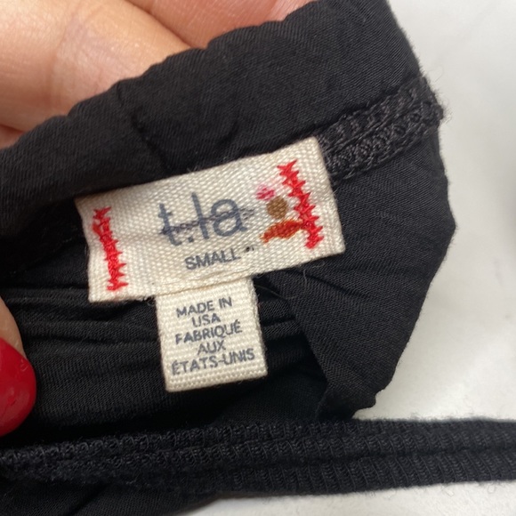 Anthropologie T.LA Asymmetrical Tank black size S - Picture 8 of 8